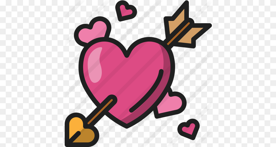 Cupid Valentines Day Icons Girly, Dynamite, Weapon Free Png Download