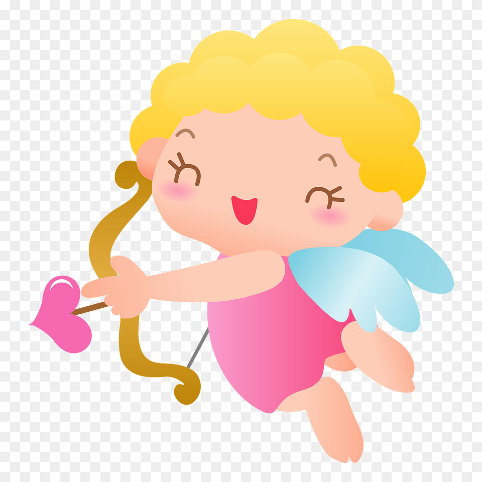 Cupid With Bow And Arrow Clipart, Baby, Person, Face, Head Free Png