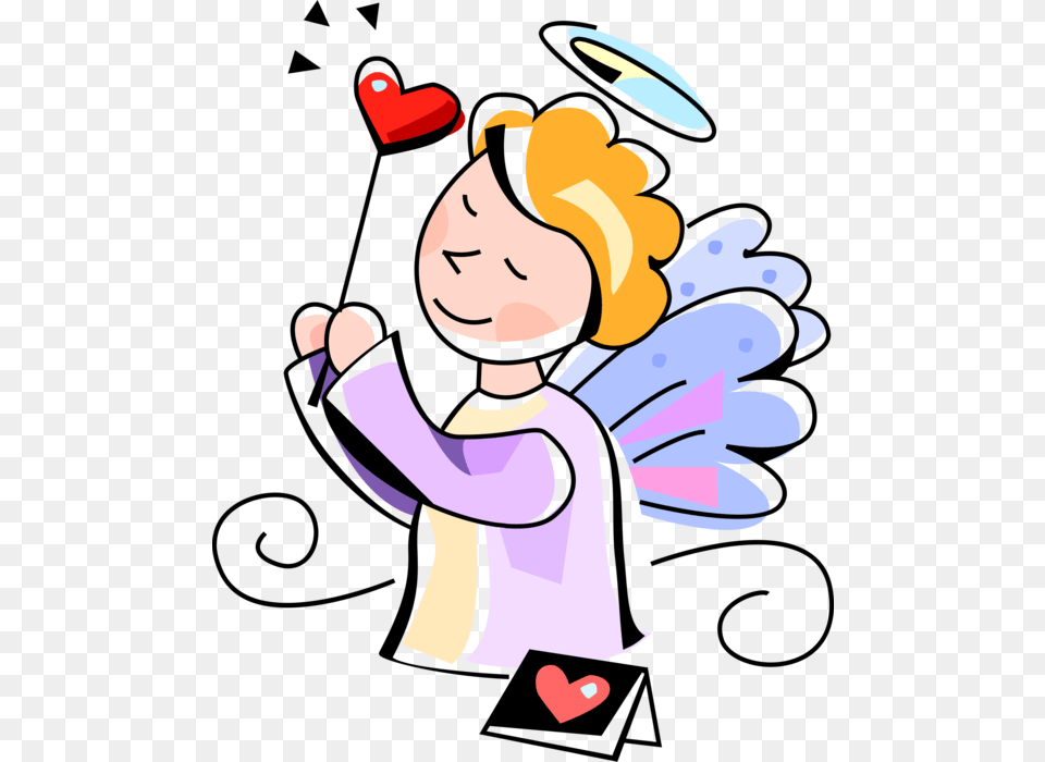 Cupid With Passion Love Heart, Cartoon, Baby, Person, Face Free Transparent Png