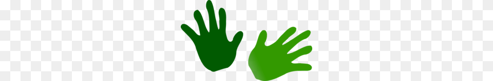 Cupped Hands Clip Art, Clothing, Glove, Green Free Png Download
