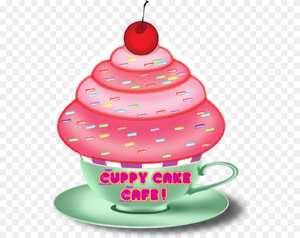 Cuppy Cake Logo Clip Art, Cream, Dessert, Food, Ice Cream Free Png
