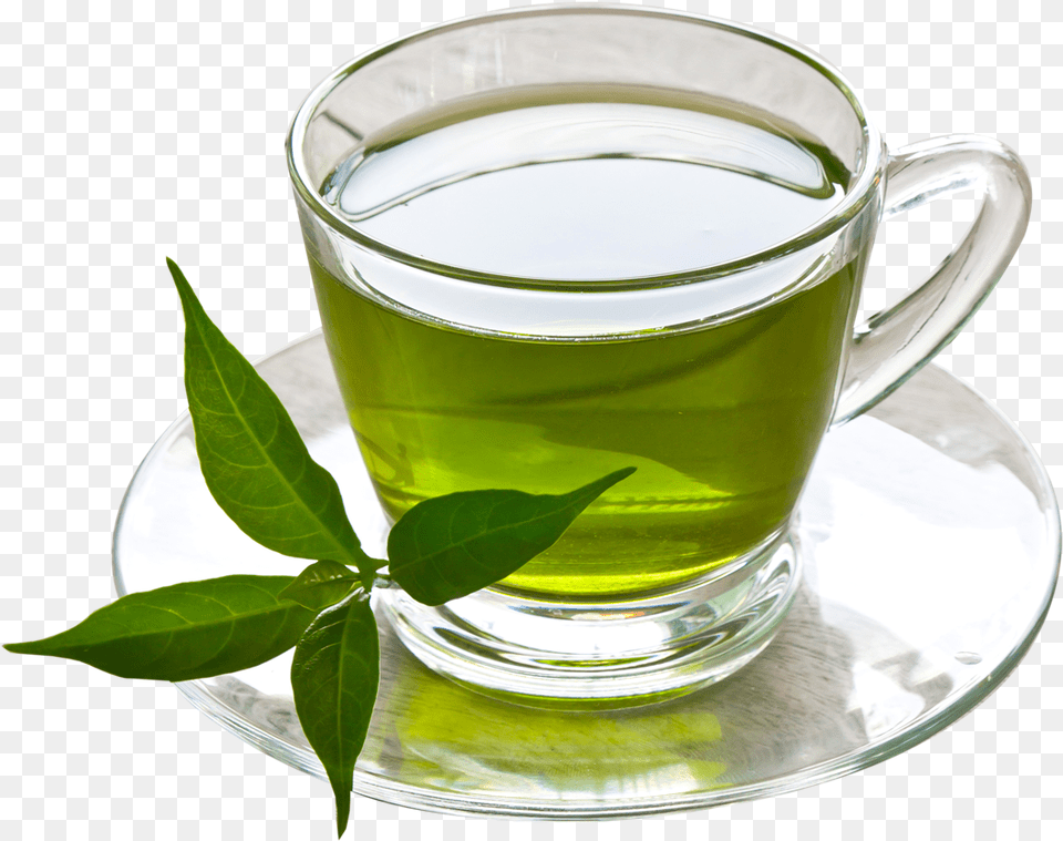 Cups Of Green Tea, Beverage, Green Tea, Cup, Saucer Free Png