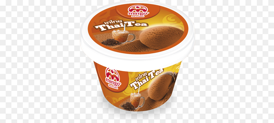 Cups Thai Thai Milk Tea Ice Cream, Dessert, Food, Ice Cream, Ketchup Free Png