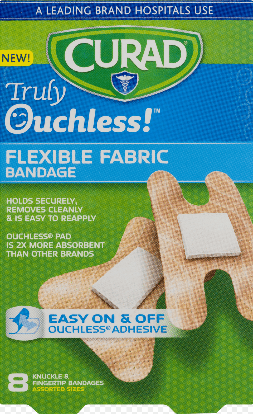 Curad Truly Ouchless Flexible Fabric Bandages Png