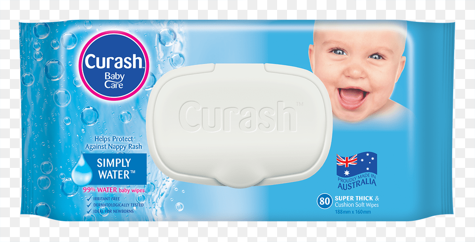 Curash Simply Water Baby Wipes Curash Simply Water Baby Wipes, Head, Person, Face, Soap Free Transparent Png