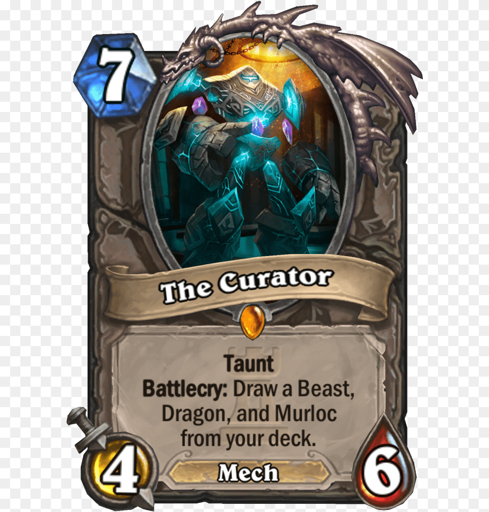 Curator Card Hearthstone Marin The Fox, Advertisement, Poster, Adult, Male Free Png Download