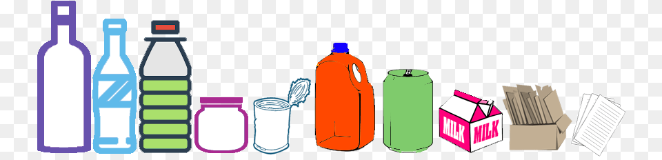 Curbside Recycling Plastic Recycling Clip Art, Candle Free Png