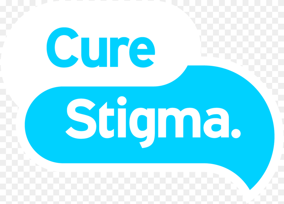 Curestigma Reverse Blue Graphic Design, Logo, Sticker, Text Png