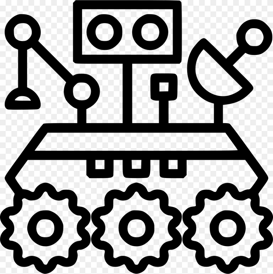 Curiosity Rover Mars Rover Icon Transparent, Machine, Robot Free Png