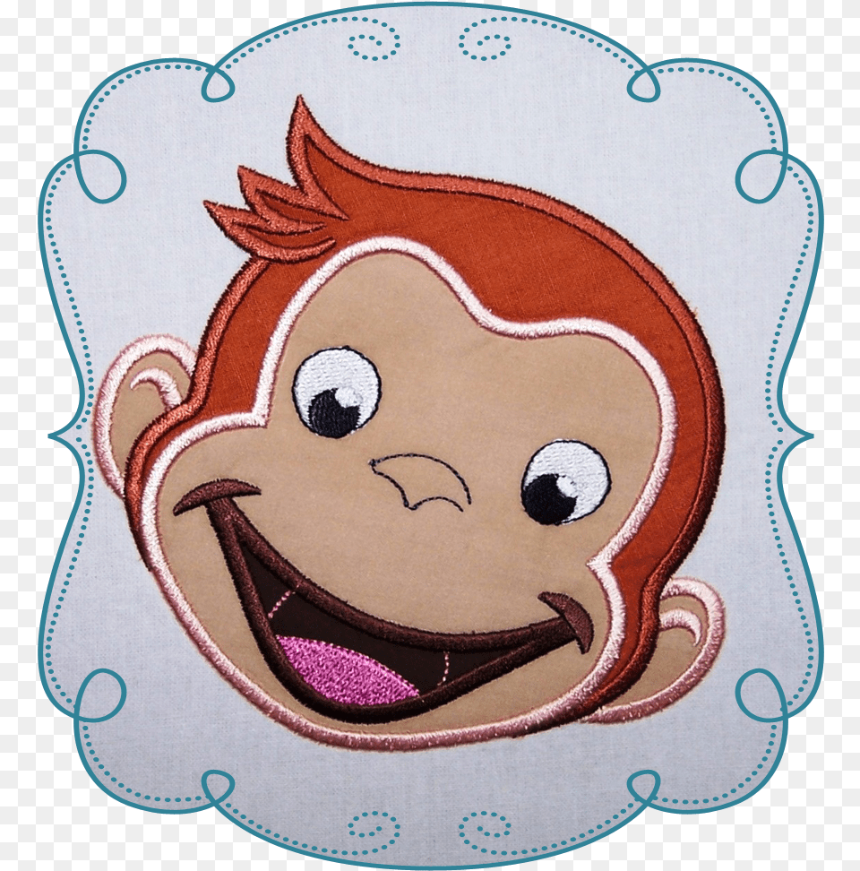 Curious Charlie Laughing Cartoon Hand Embroidery Designs, Applique, Pattern, Art, Drawing Free Png Download