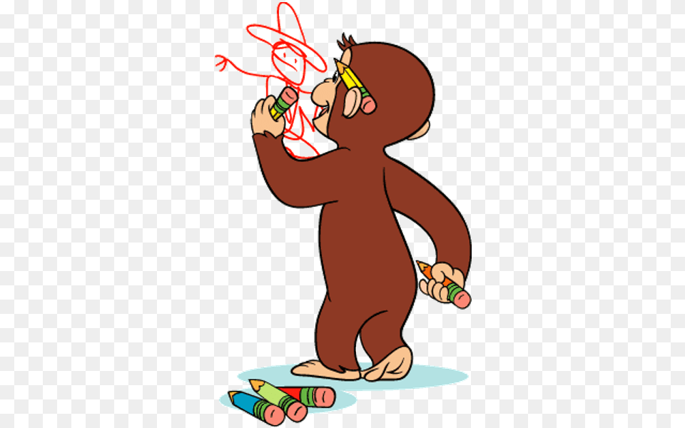 Curious George, Baby, Person, Cartoon Png Image