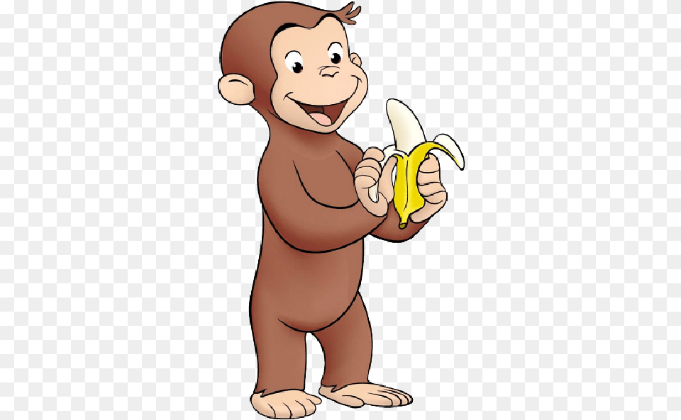 Curious George, Produce, Plant, Fruit, Food Free Png Download