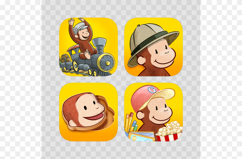 Curious George Adventure 4 Cartoon, Meal, Food, Lunch, Book Free Png Download