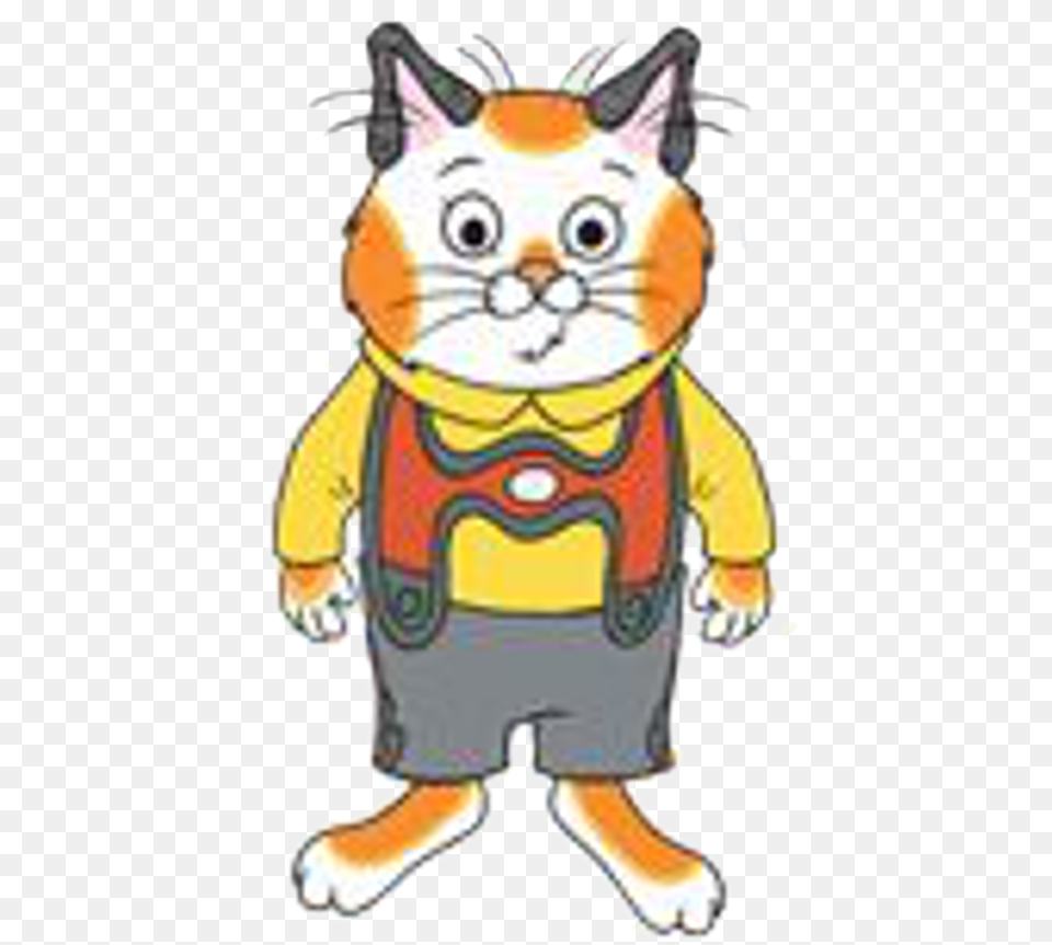 Curious George And Huckle Cat Download Busy World Of Richard Scarry Huckle Cat, Bag, Baby, Backpack, Person Free Png