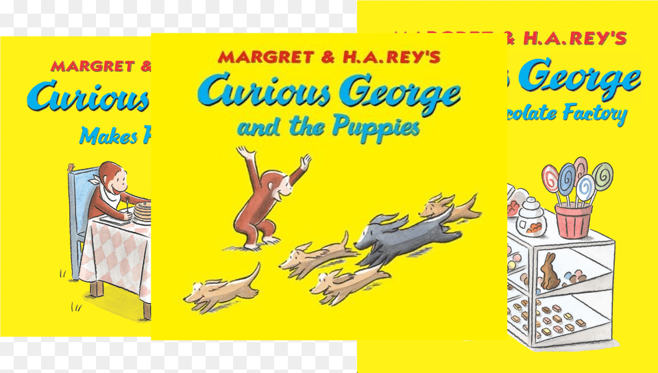 Curious George Around Town Curious George Feed The Animals Book, Comics, Publication, Baby, Person Free Transparent Png
