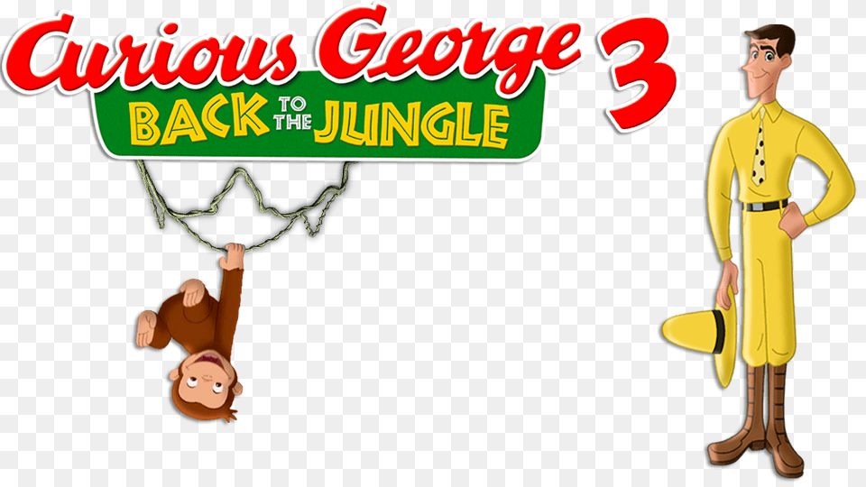 Curious George Back To The Jungle Movie Fanart Fanart Tv, Publication, Book, Clothing, Coat Free Png Download