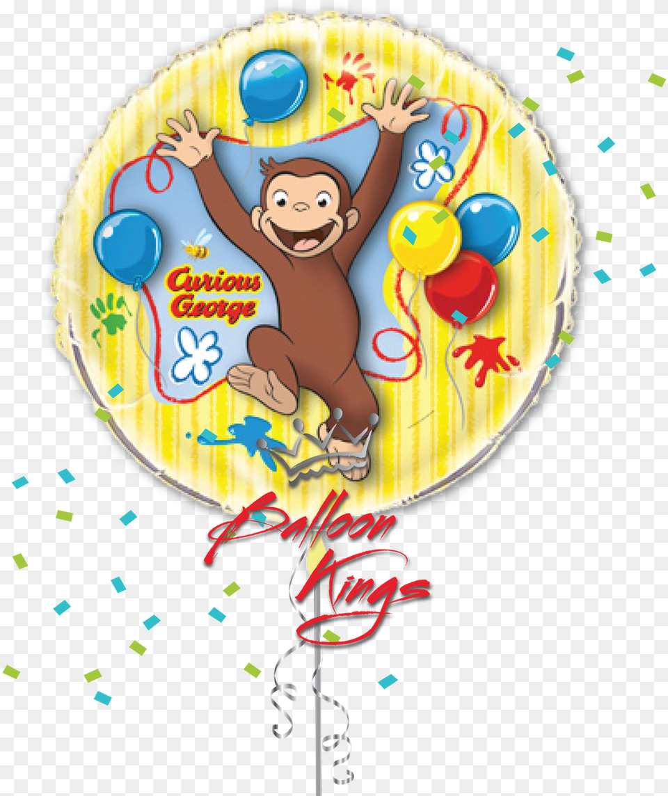 Curious George Balloons, Balloon, People, Person, Baby Free Transparent Png