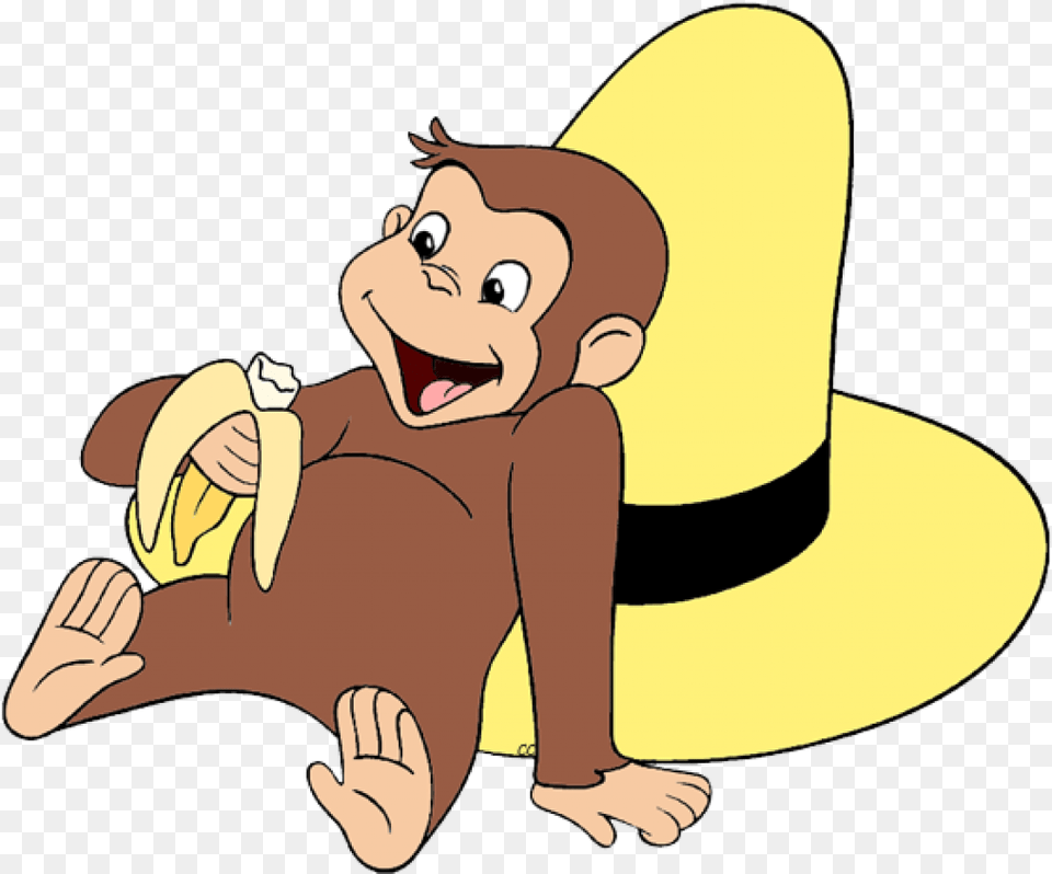 Curious George Clip Art Images Cartoon Clip Art Regarding Curious George, Clothing, Hat, Animal, Bear Png Image