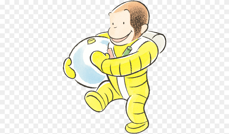 Curious George Curious George In Space, Baby, Person Free Png Download