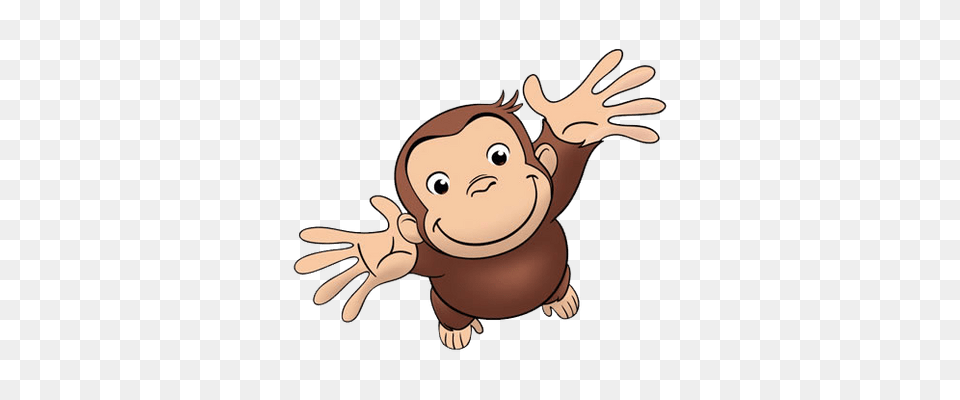 Curious George Face Transparent, Baby, Person, Animal, Mammal Free Png Download