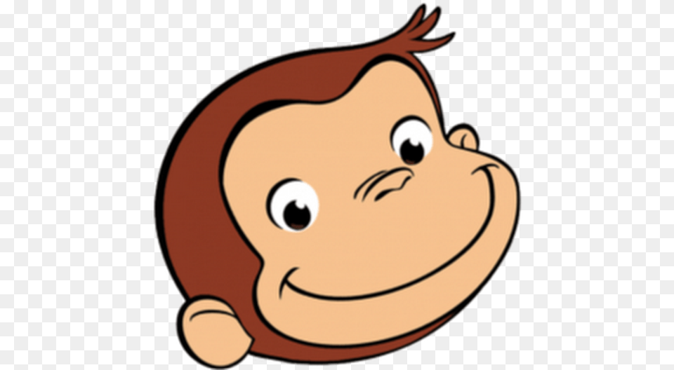 Curious George Friend Monkey, Toy, Cartoon, Food, Nut Png Image