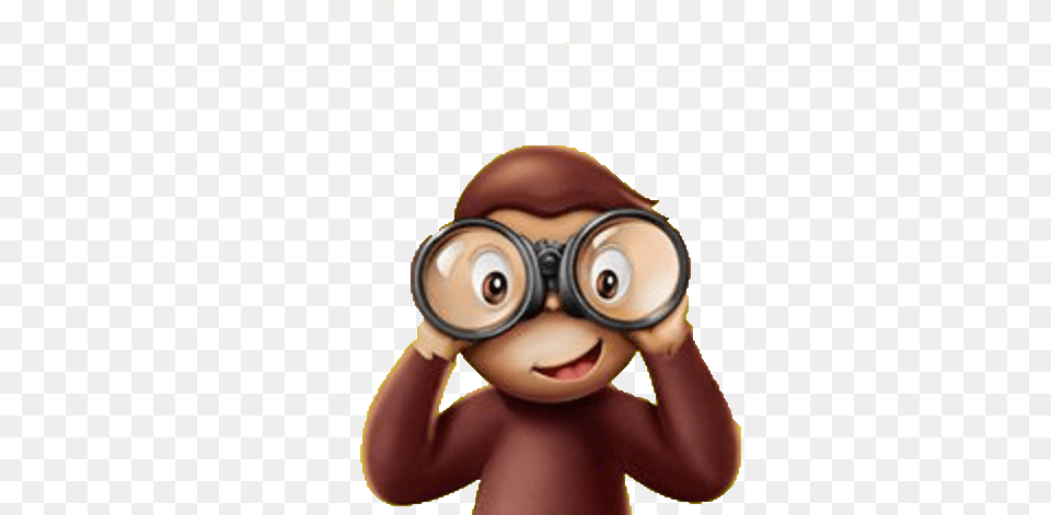 Curious George Game For Android Birthday Curious George Clipart, Baby, Person, Binoculars, Accessories Free Transparent Png