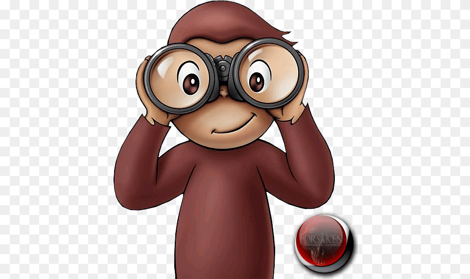 Curious George Hd Transparent Curious George Hd Curious George Transparent, Photography, Binoculars, Baby, Person Free Png Download