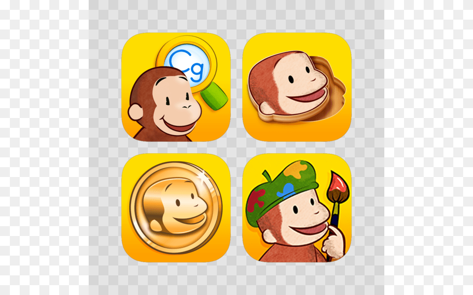 Curious George On The App Store, Cutlery, Food, Meal, Lunch Free Transparent Png