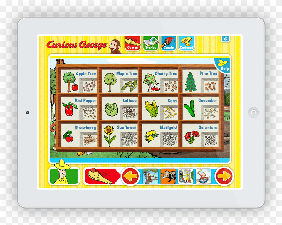 Curious George Paint Box Game, Person, Plant, Qr Code, Text Png Image