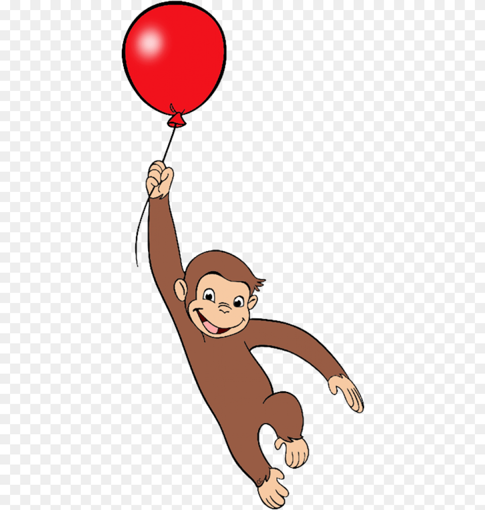 Curious George Red Balloon, Baby, Person, Face, Head Png Image