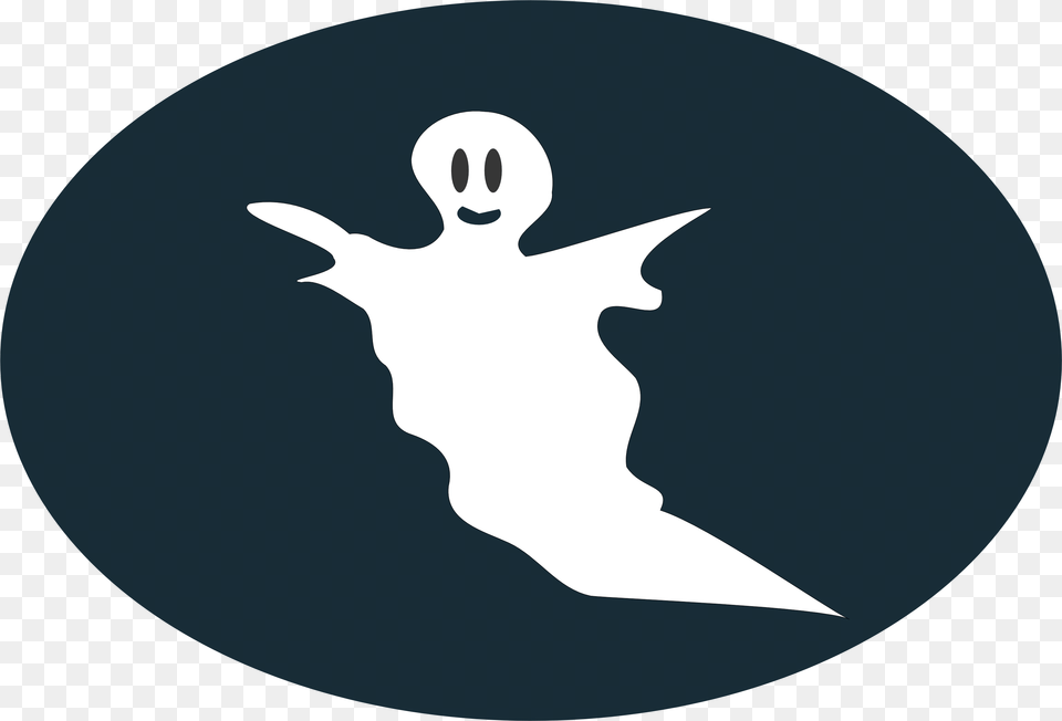 Curious Ghost, Stencil, Logo Free Transparent Png