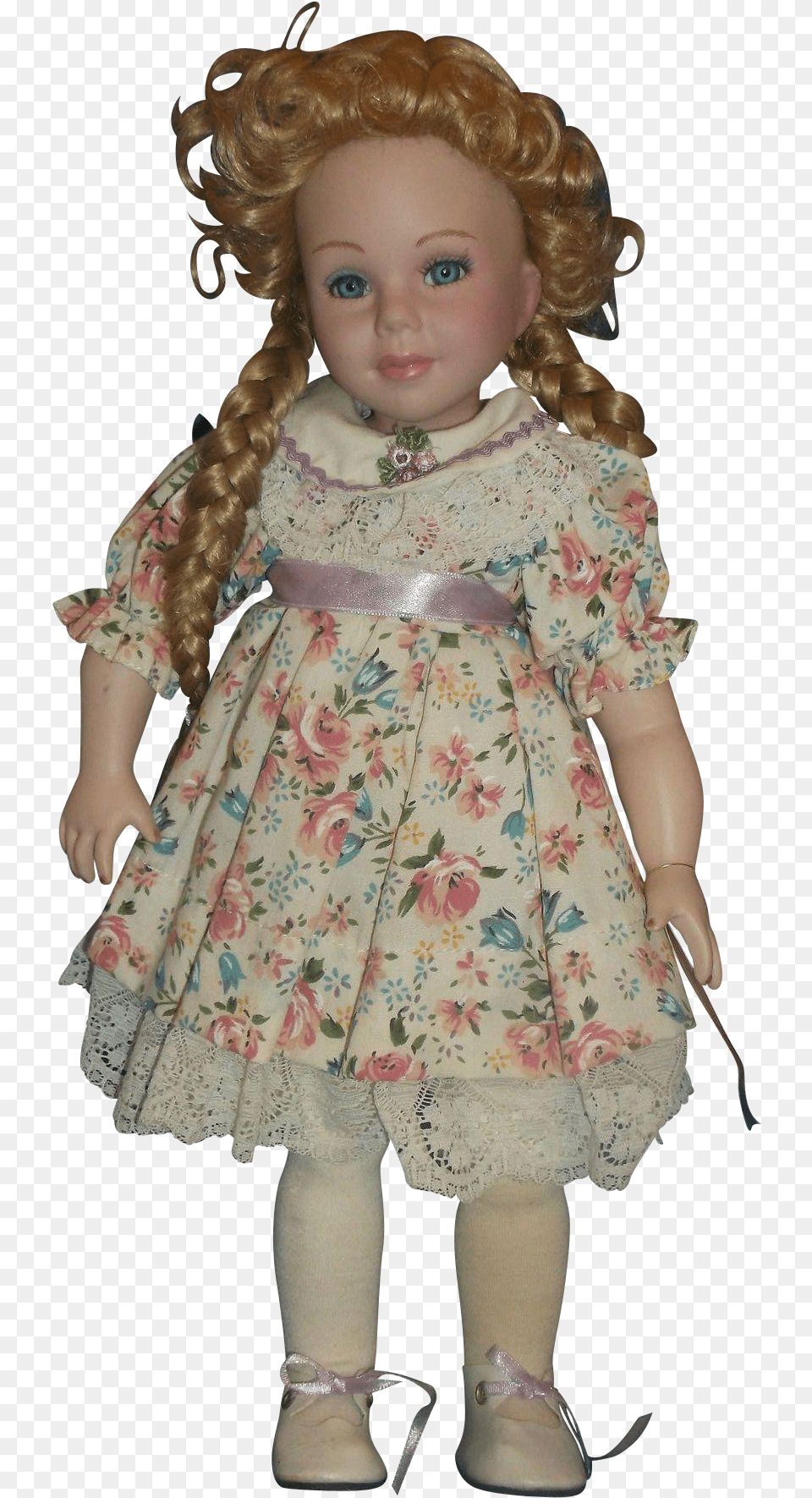 Curled Hair With Braid Girl, Doll, Toy, Face, Head Free Transparent Png