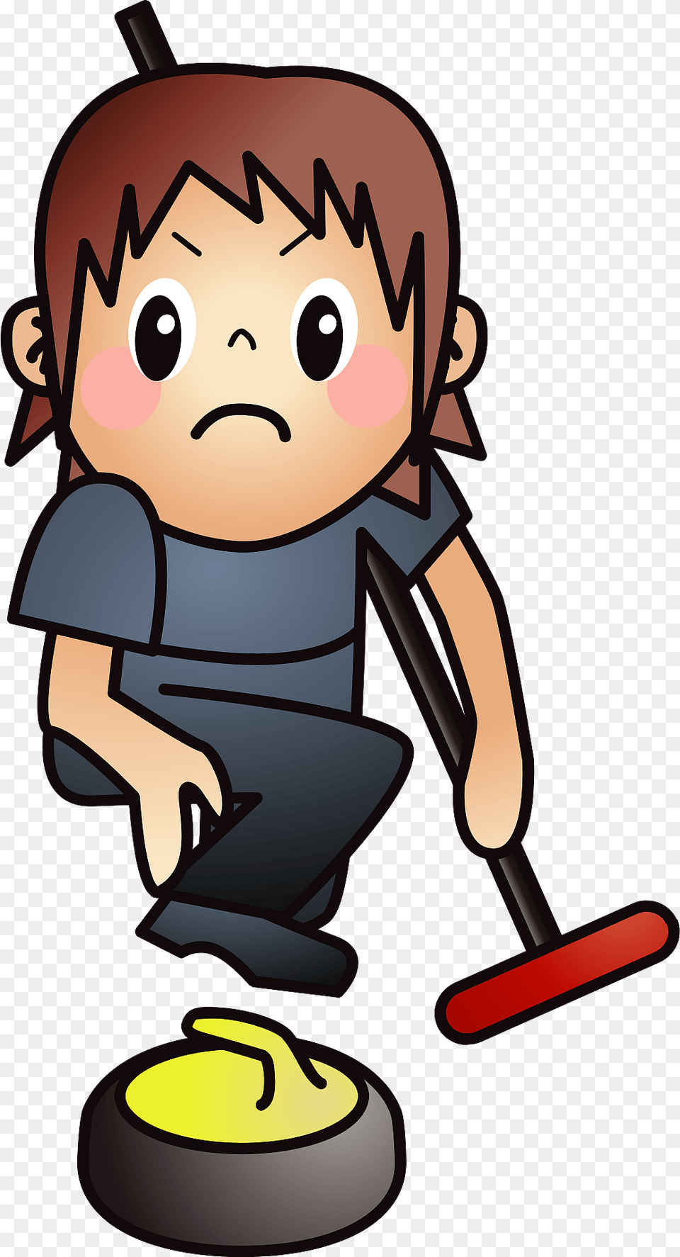 Curling Sports Clipart, Cleaning, Person, Baby, Dynamite Free Transparent Png