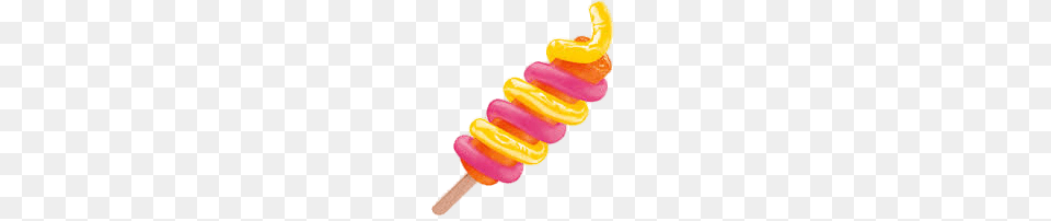 Curly Coloured Popsicle, Cream, Dessert, Food, Ice Cream Free Transparent Png