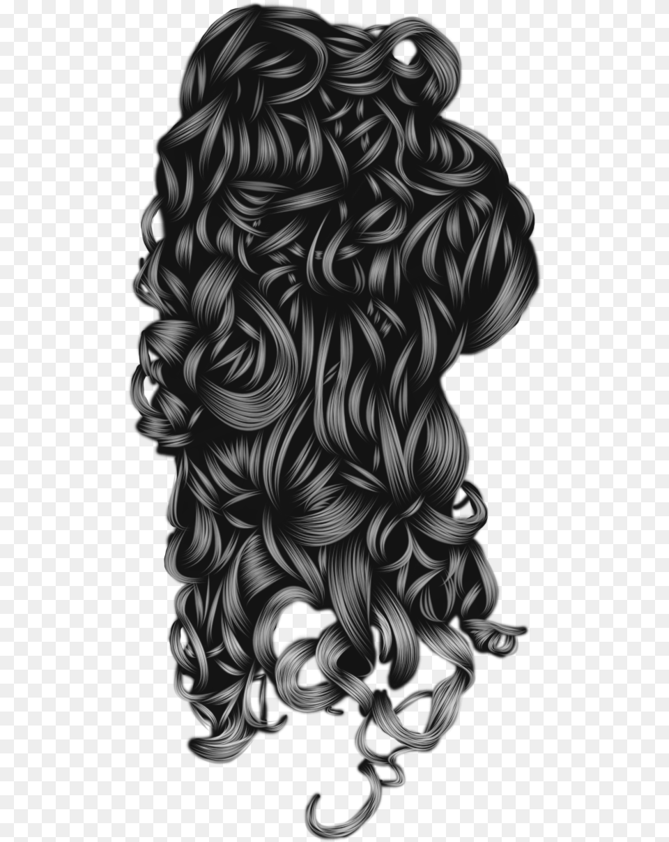Curly Hair Vector, Adult, Female, Person, Woman Free Png