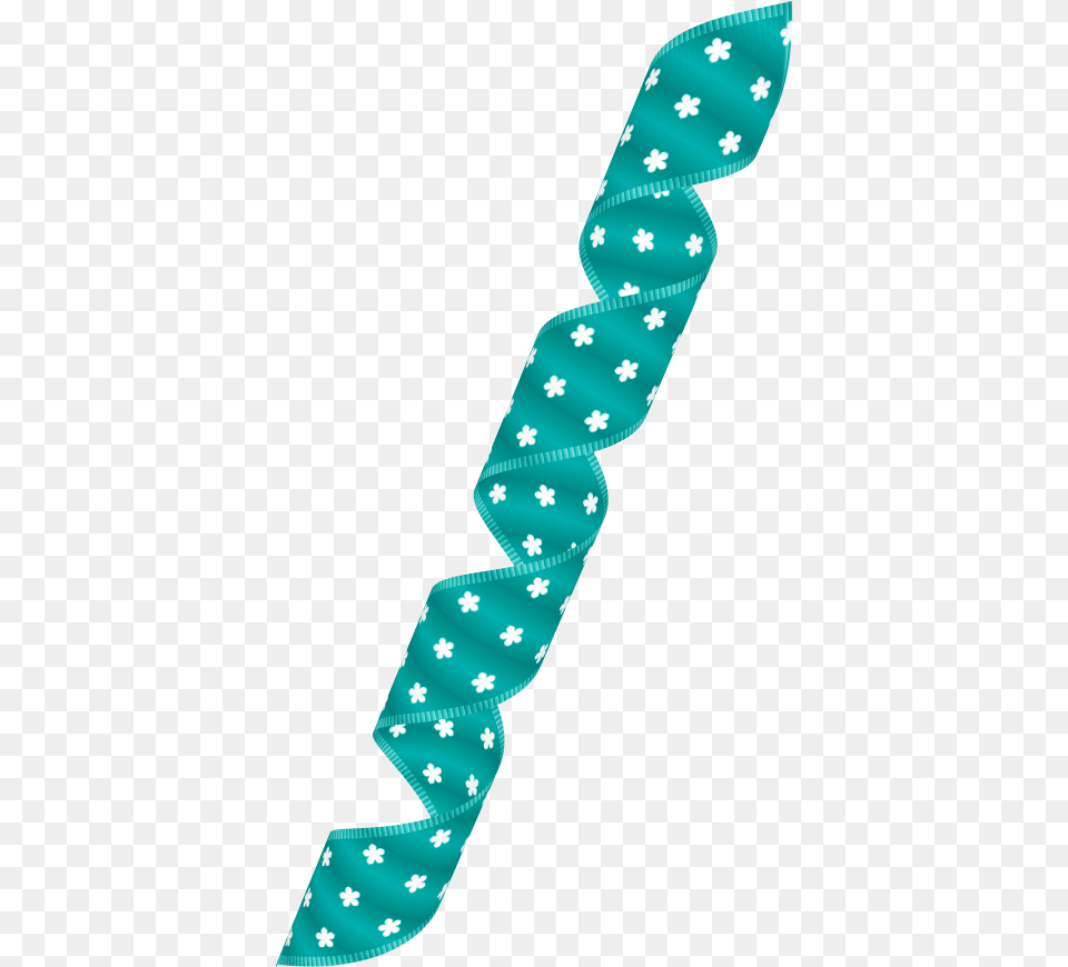 Curly Ribbon Blue With Dot White, Smoke Pipe, Game Png