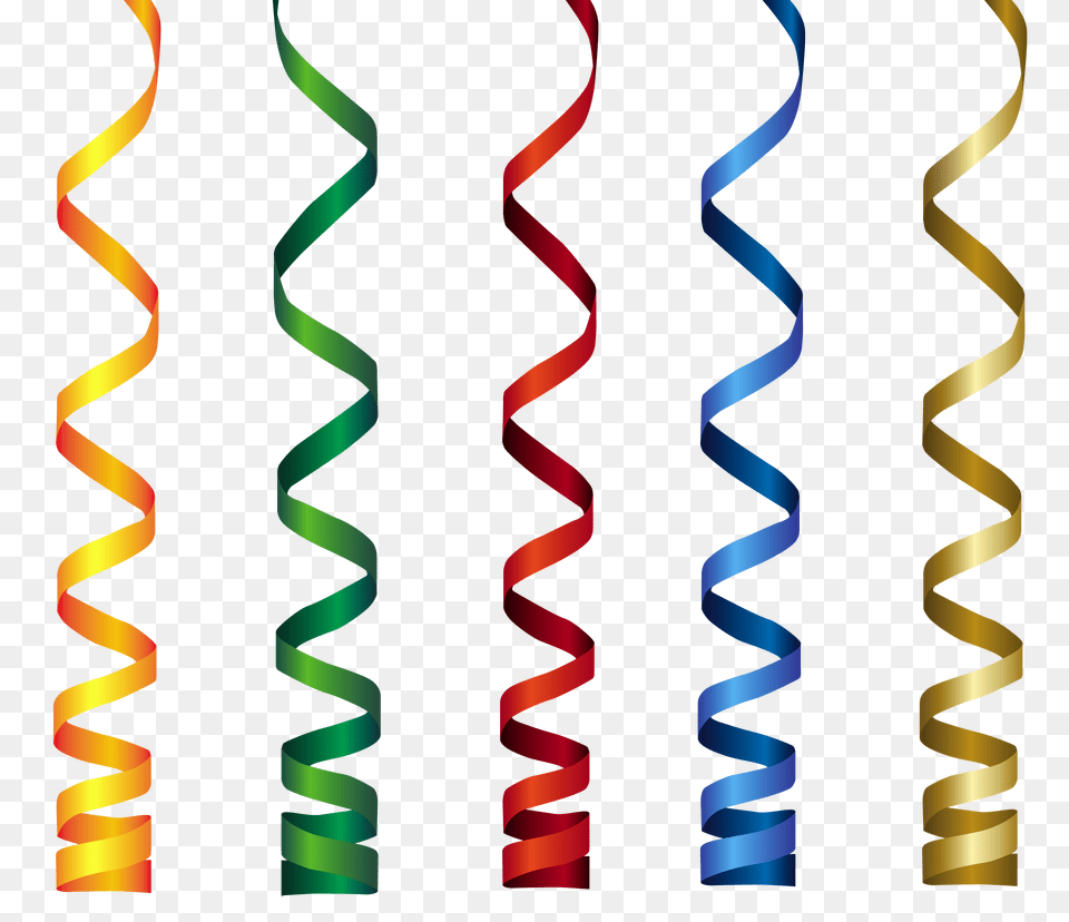 Curly Ribbons Transparent Clip Art Gallery, Dynamite, Weapon, Confetti, Paper Free Png Download