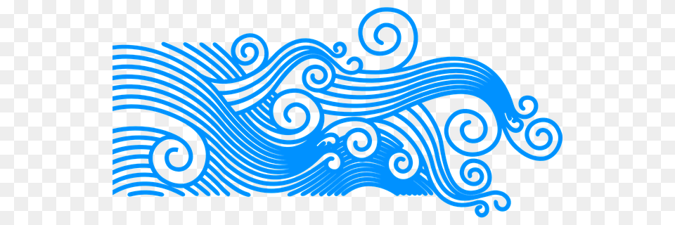Curly Waves, Art, Graphics, Pattern, Floral Design Png Image