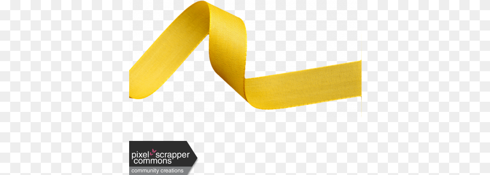 Curly Yellow Ribbon Digital Scrapbooking, Accessories, Strap, Formal Wear, Tie Free Png