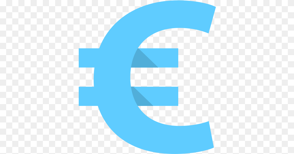 Currency Euro Icon Blue Euro Icon, Logo, Cutlery, Fork, Symbol Png
