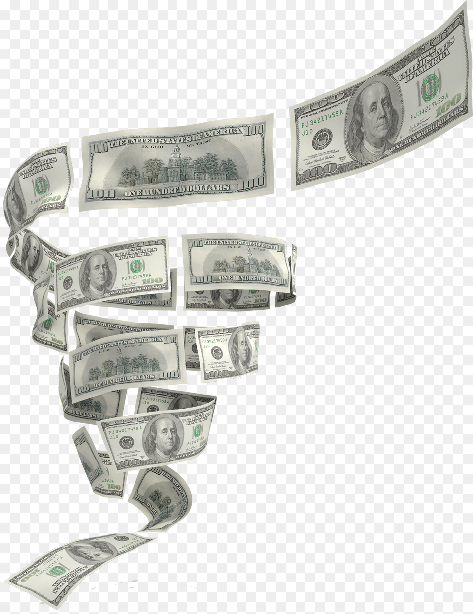 Currency Money United States Dollar Animation Falling Cash, Person, Face, Head Free Png Download