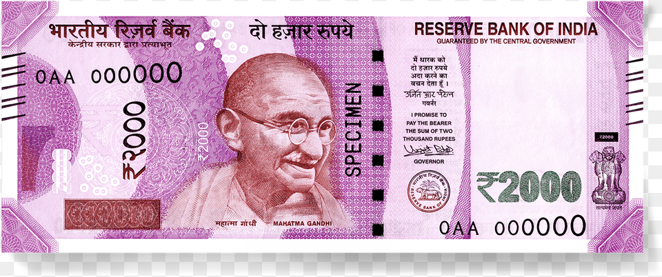 Currency Notes In Image Freeuse 2000 Note Hd, Adult, Male, Man, Person Free Png