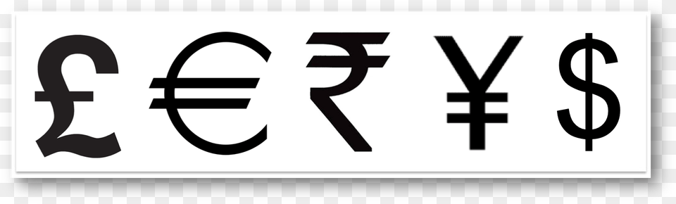 Currency Symbol, Number, Text Png Image