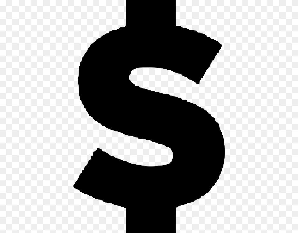 Currency Symbol Dollar Sign Tattoo Clip Art United States Dollar, Gray Free Png Download