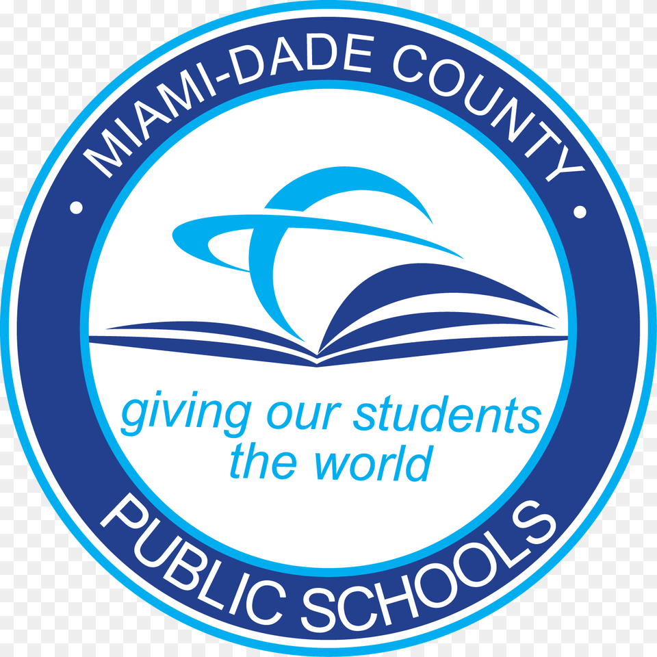 Current Logo Of M Dcps Miami Dade County Public Schools, Badge, Symbol Free Transparent Png