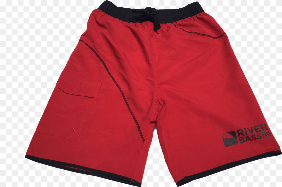 Current Seam Trunks Redblack Board Short, Clothing, Shorts, Swimming Trunks Free Png