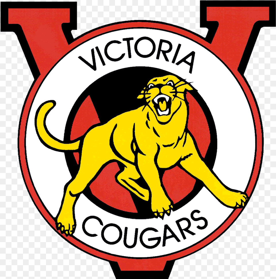 Current Victoria Cougars Logo1 Victoria Cougars Logo, Animal, Lion, Mammal, Wildlife Png