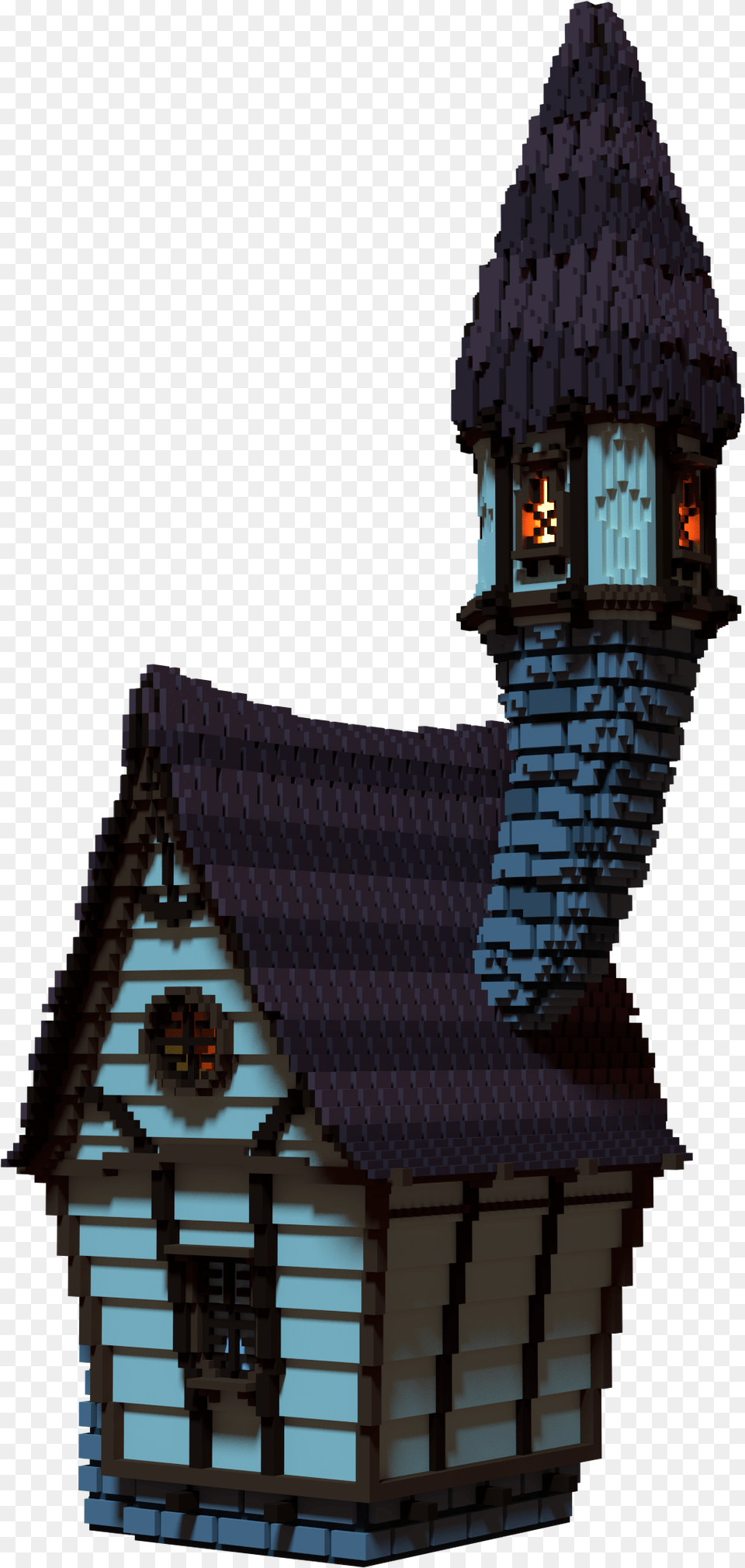 Currently Have A Base House And Tower Need To Do Some House, Architecture, Housing, Cottage, Clock Tower Png Image