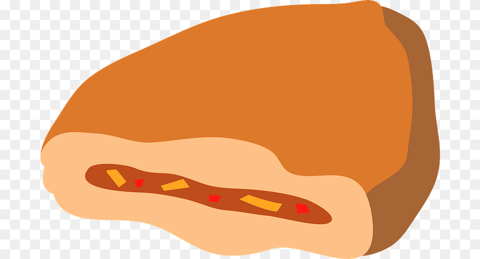 Curry Bread Food Clipart Hot Dog, Hot Dog, Animal, Fish, Sea Life Free Png Download