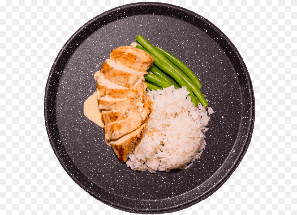 Curry Chicken Breast Jasmine Rice 12 Cup Green Beans Kasuzuke, Food, Food Presentation, Meat, Pork Free Transparent Png